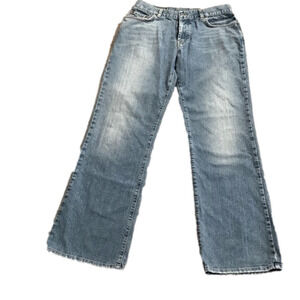 Lucky Brand Vintage Dungarees, Size 12/31, Faded Blue Denim.